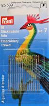 Prym No. 7 Embroidery Crewel Needles