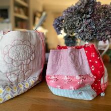 KT024 SMALL Drawstring Slouchy Pouch